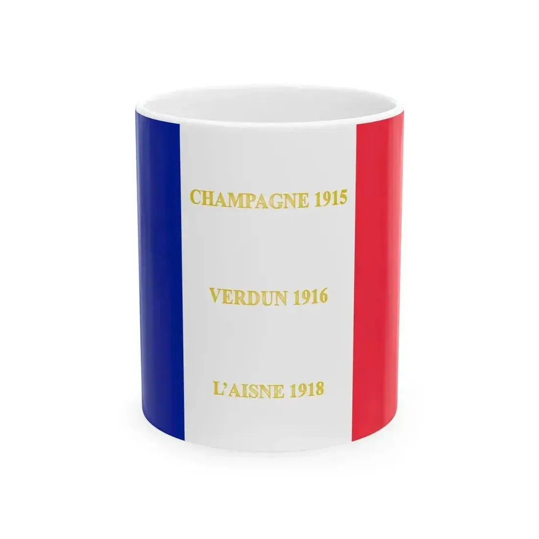 24e regiment de tirailleurs tunisiens - drapeau (France) White Coffee Mug 11oz - Go Mug Yourself
