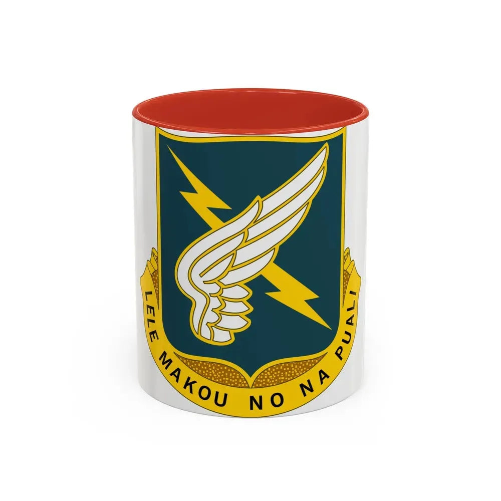 25 Aviation Regiment (U.S. Army) Accent Coffee Mug 11oz Red - Go Mug Yourself