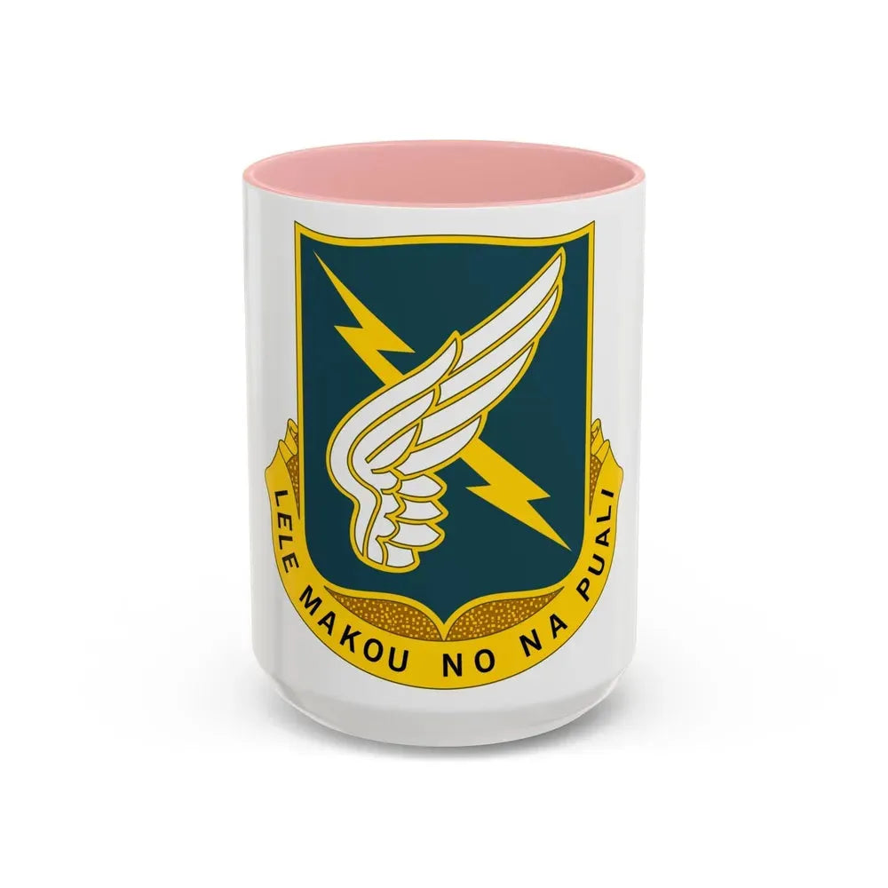 25 Aviation Regiment (U.S. Army) Accent Coffee Mug 15oz Pink - Go Mug Yourself