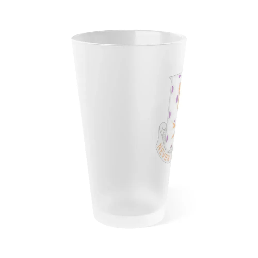 25 Signal Battalion (U.S. Army) Frosted Pint Glass 16oz - Go Mug Yourself