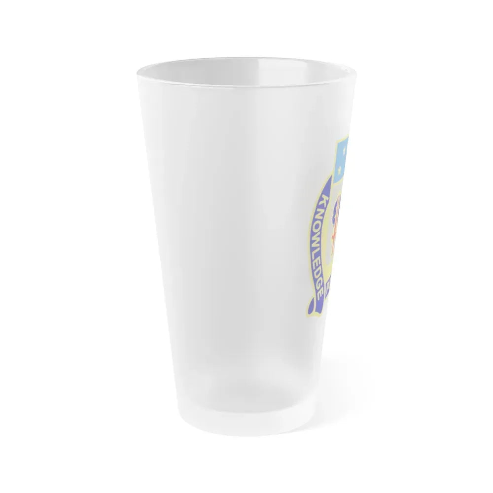 250 Military Intelligence Battalion (U.S. Army) Frosted Pint Glass 16oz - Go Mug Yourself