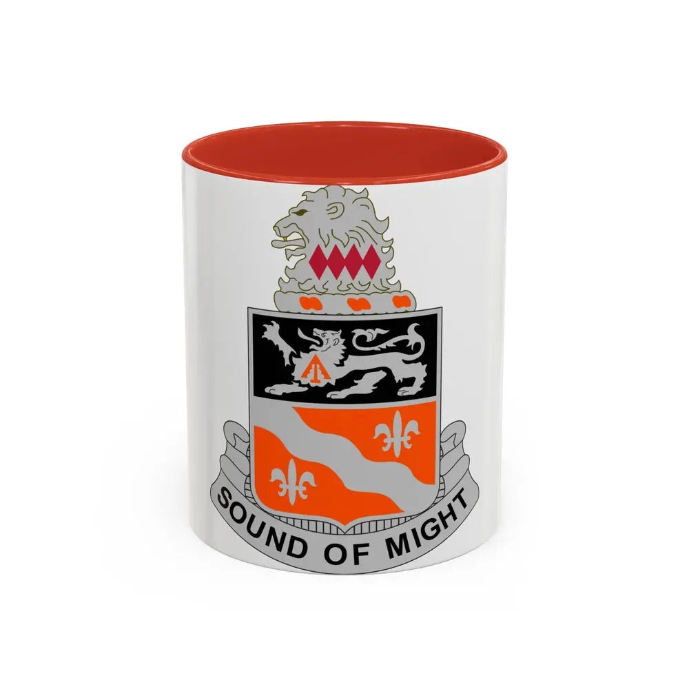 250 Signal Battalion (U.S. Army) Accent Coffee Mug 11oz Red - Go Mug Yourself