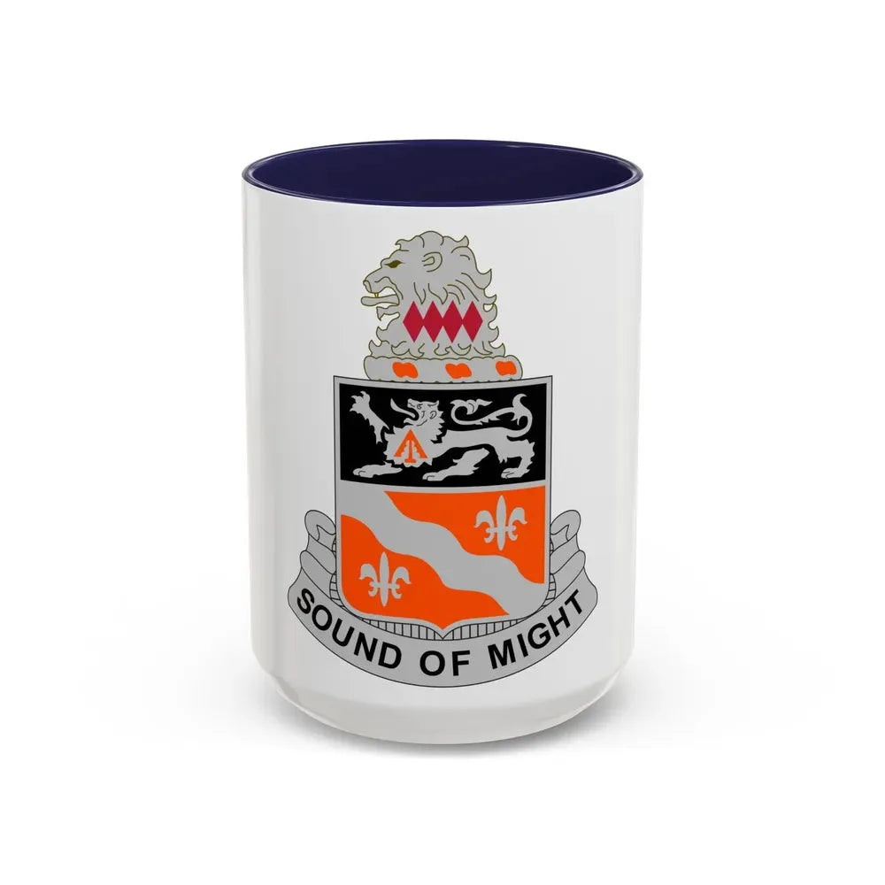 250 Signal Battalion (U.S. Army) Accent Coffee Mug 15oz Navy - Go Mug Yourself