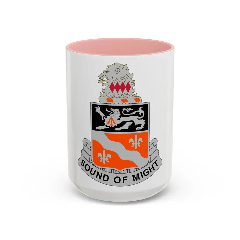250 Signal Battalion (U.S. Army) Accent Coffee Mug 15oz Pink - Go Mug Yourself