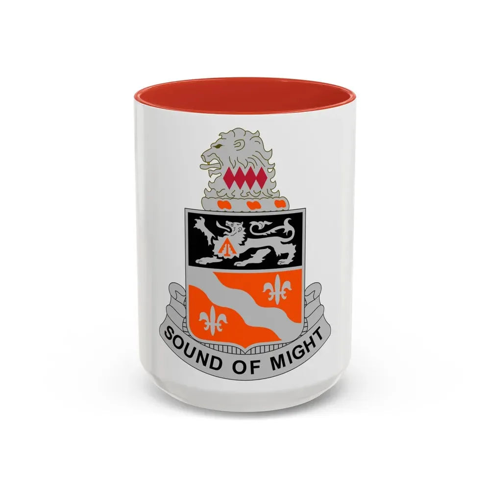 250 Signal Battalion (U.S. Army) Accent Coffee Mug 15oz Red - Go Mug Yourself