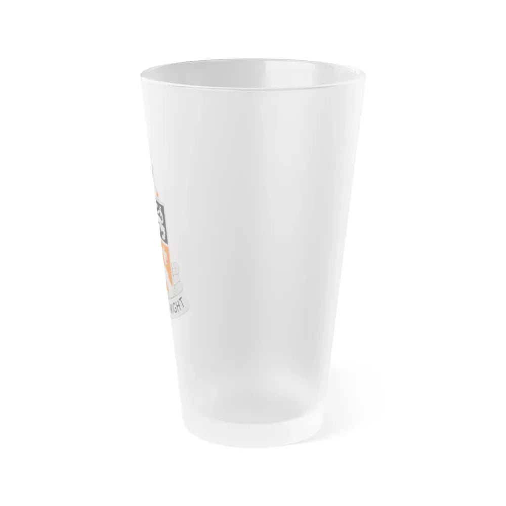 250 Signal Battalion (U.S. Army) Frosted Pint Glass 16oz - Go Mug Yourself