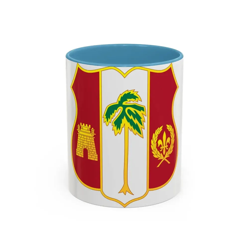 250th Air Defense Artillery Regiment (U.S. Army) Accent Coffee Mug 11oz Light Blue - Go Mug Yourself