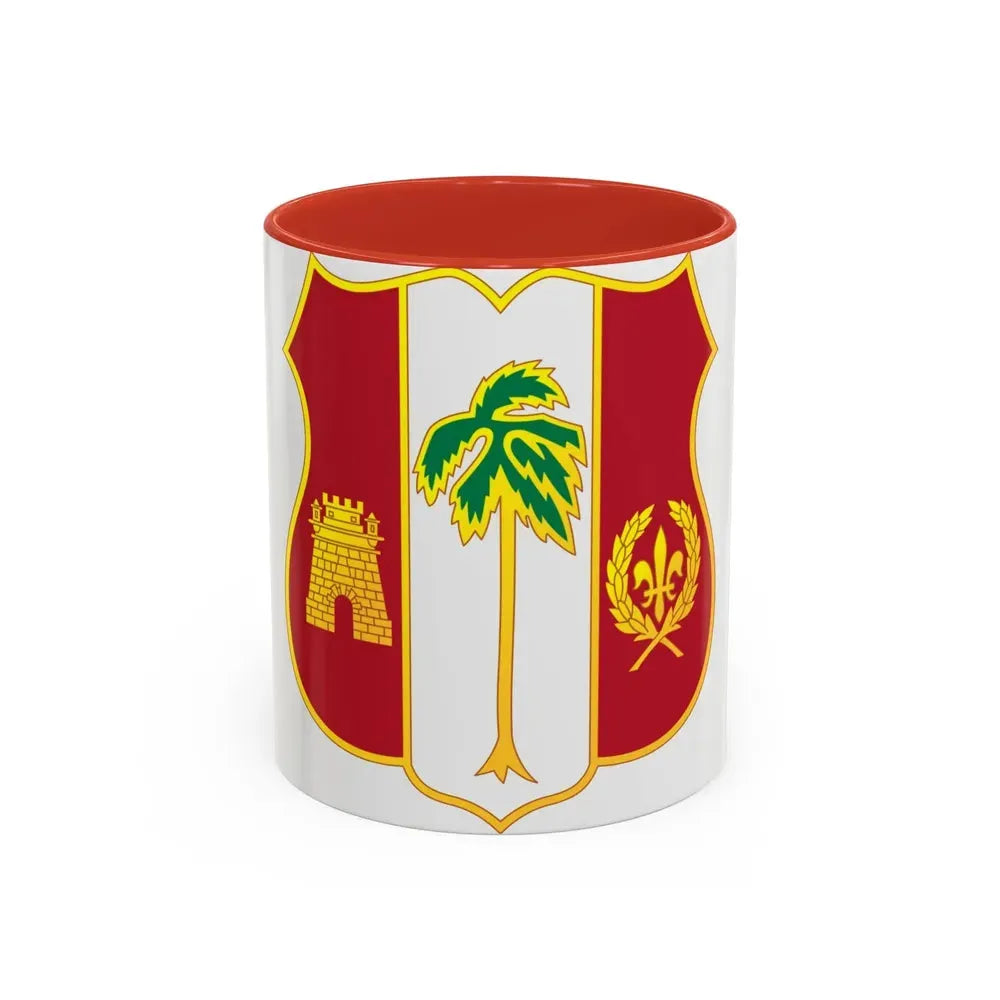 250th Air Defense Artillery Regiment (U.S. Army) Accent Coffee Mug 11oz Red - Go Mug Yourself