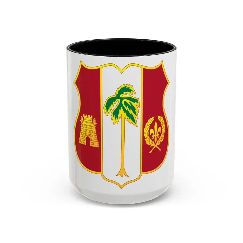 250th Air Defense Artillery Regiment (U.S. Army) Accent Coffee Mug 15oz Black - Go Mug Yourself