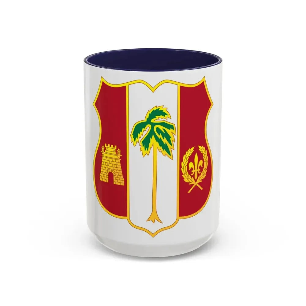 250th Air Defense Artillery Regiment (U.S. Army) Accent Coffee Mug 15oz Navy - Go Mug Yourself