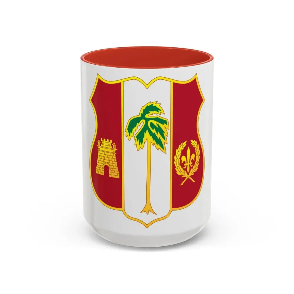 250th Air Defense Artillery Regiment (U.S. Army) Accent Coffee Mug 15oz Red - Go Mug Yourself