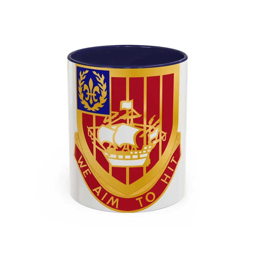 251 Air Defense Artillery Regiment (U.S. Army) Accent Coffee Mug 11oz Navy - Go Mug Yourself