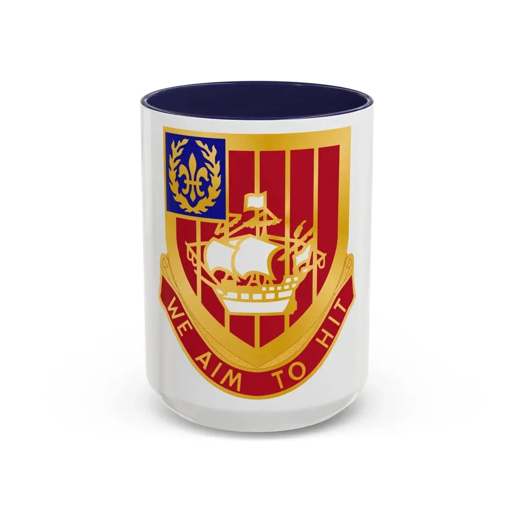 251 Air Defense Artillery Regiment (U.S. Army) Accent Coffee Mug 15oz Navy - Go Mug Yourself