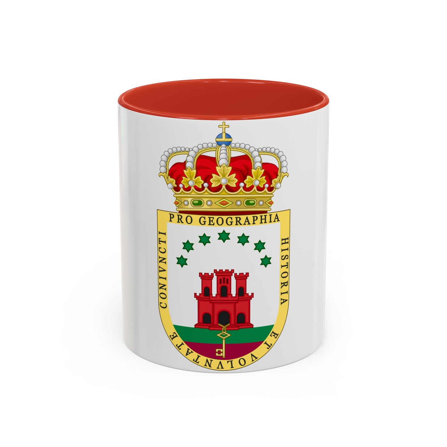 Coat of Arms of the Gibraltar Countryside Commonwealth - Accent Coffee Mug
