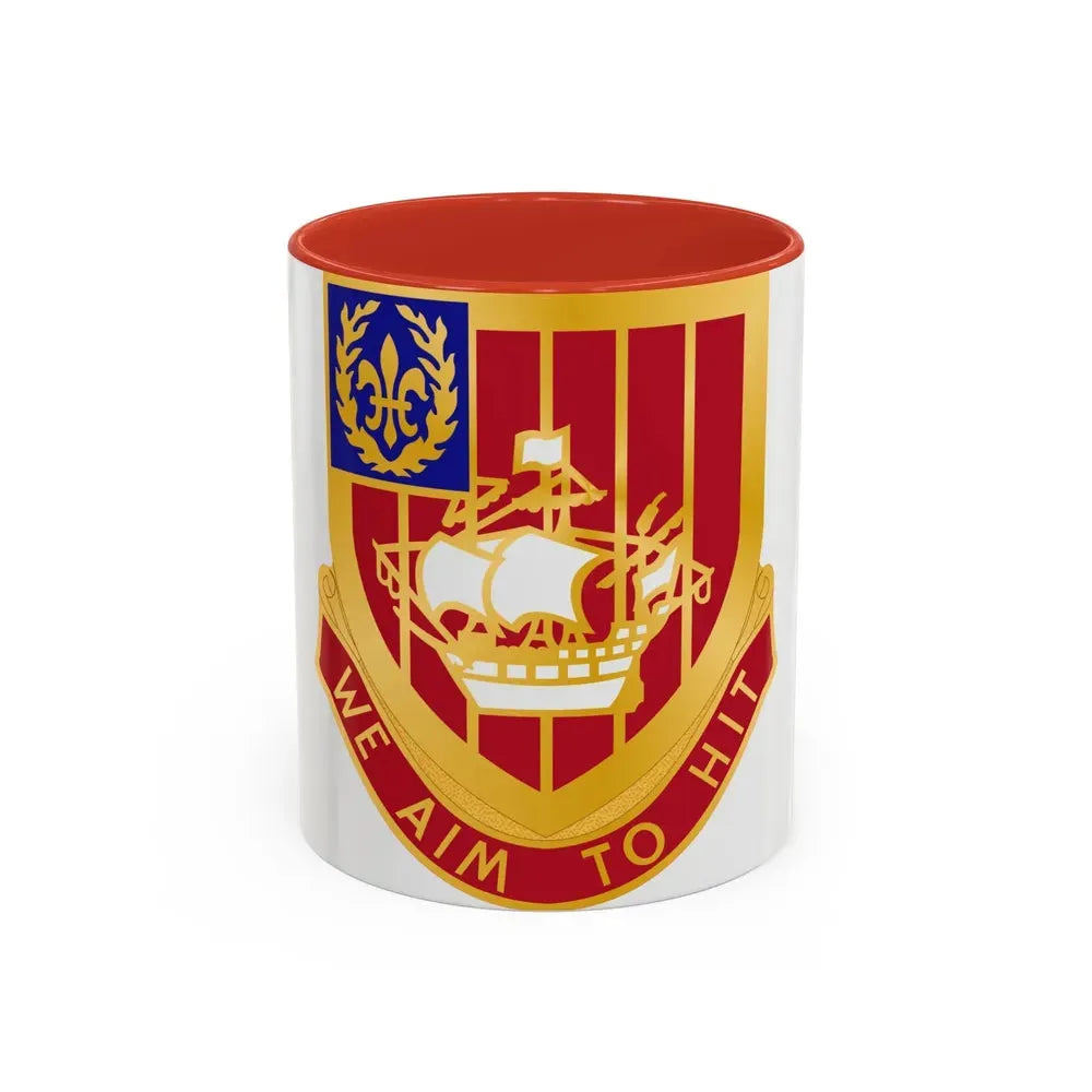 251st Air Defense Artillery Regiment (U.S. Army) Accent Coffee Mug 11oz Red - Go Mug Yourself