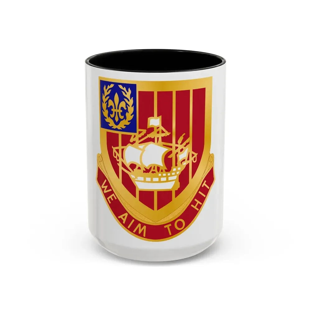 251st Air Defense Artillery Regiment (U.S. Army) Accent Coffee Mug 15oz Black - Go Mug Yourself