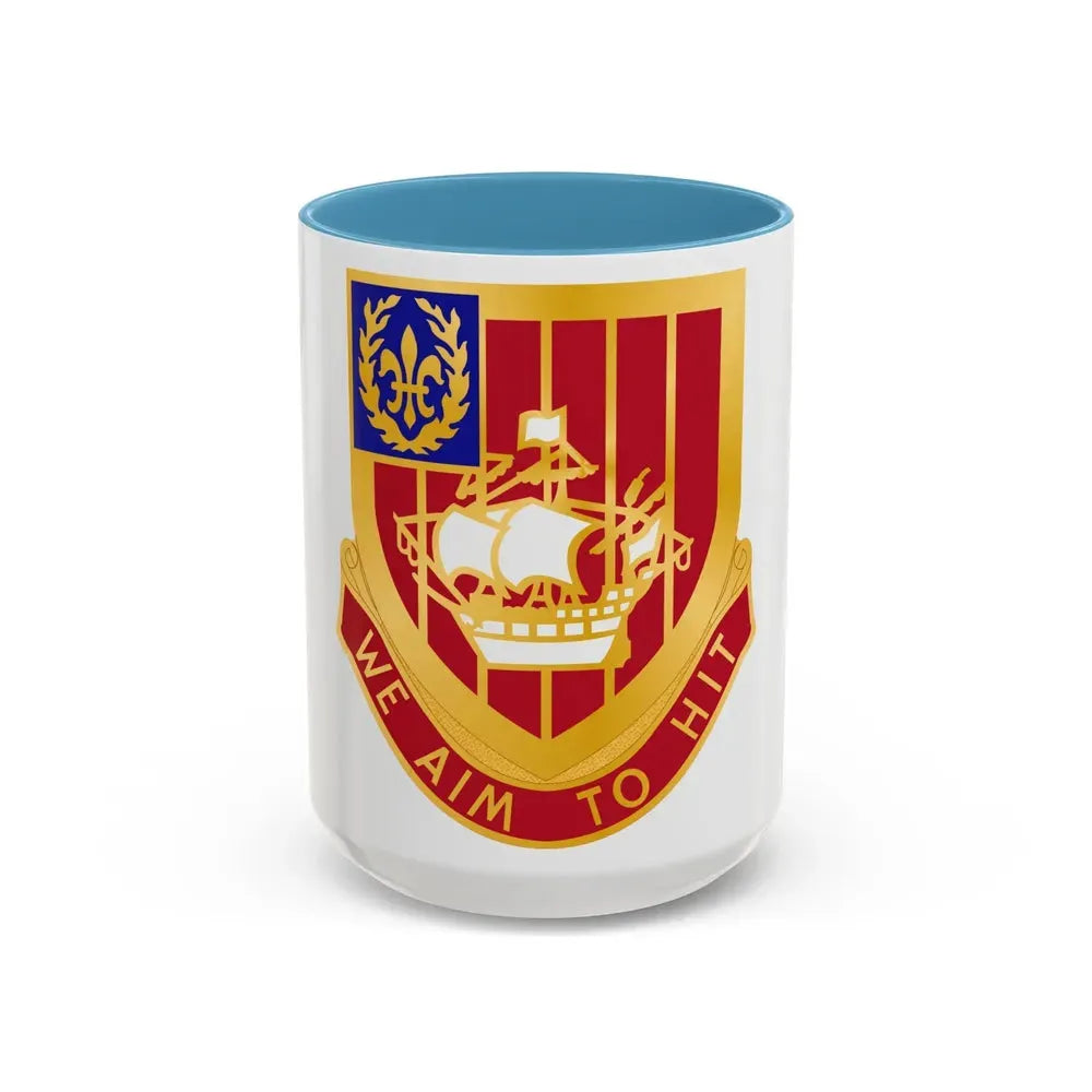 251st Air Defense Artillery Regiment (U.S. Army) Accent Coffee Mug 15oz Light Blue - Go Mug Yourself