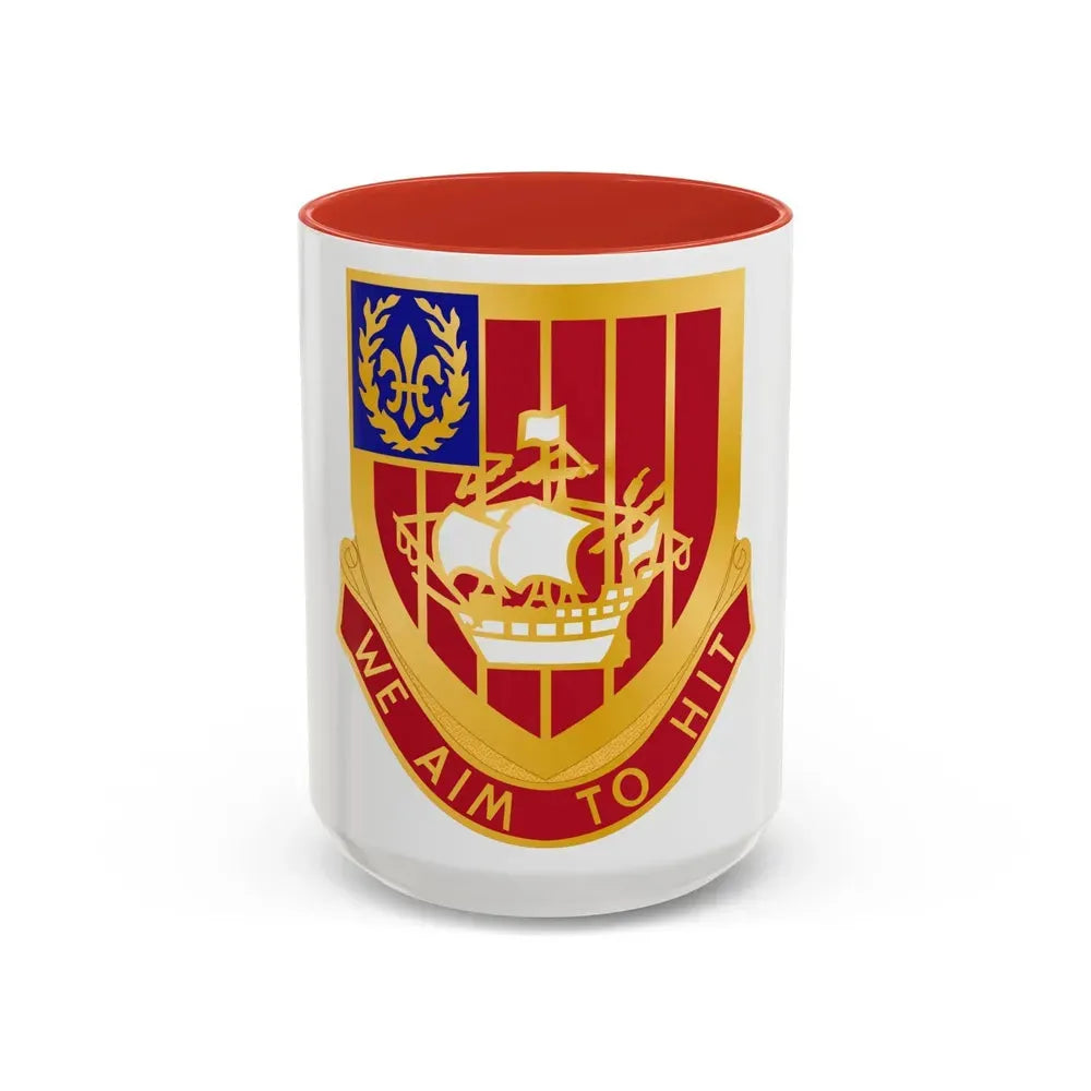 251st Air Defense Artillery Regiment (U.S. Army) Accent Coffee Mug 15oz Red - Go Mug Yourself