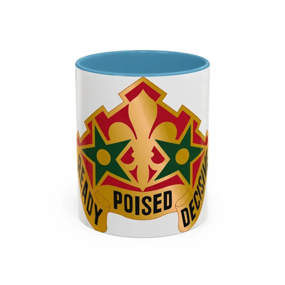252 Armor Regiment (U.S. Army) Accent Coffee Mug 11oz Light Blue - Go Mug Yourself