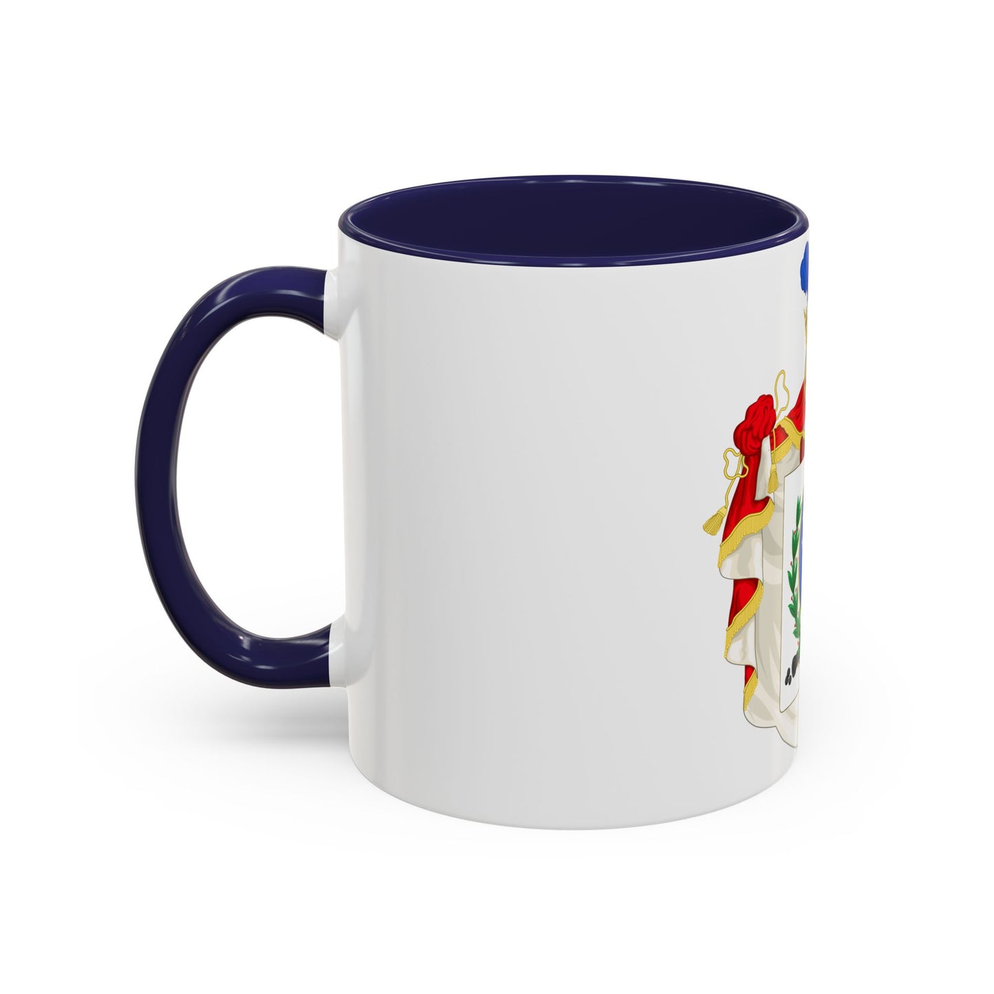 Ornamented Coat of Arms of Chile (1819-1834) Cerro Castillo Version - Accent Coffee Mug