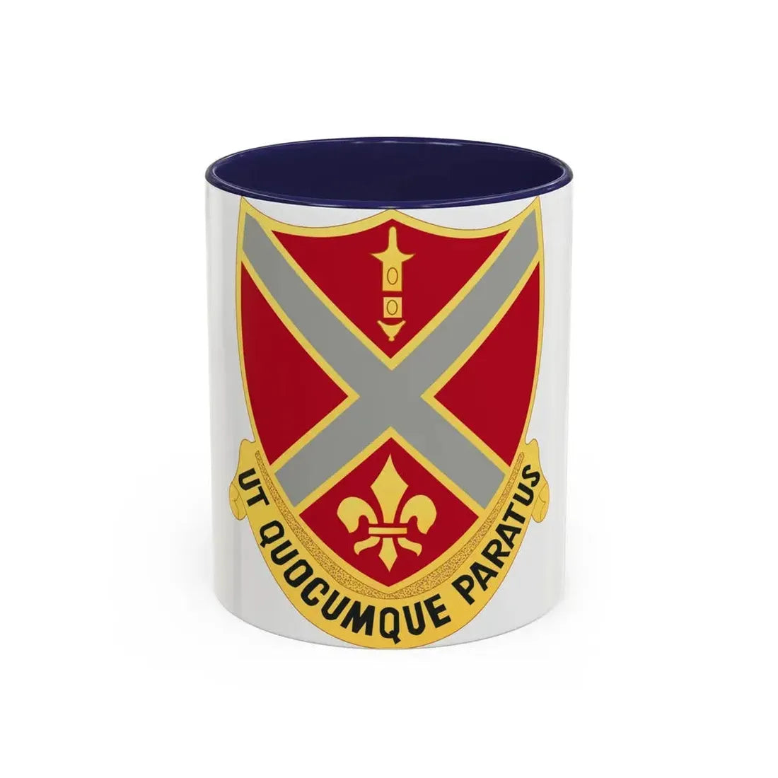 252nd Artillery Regiment (U.S. Army) Accent Coffee Mug 11oz Navy - Go Mug Yourself