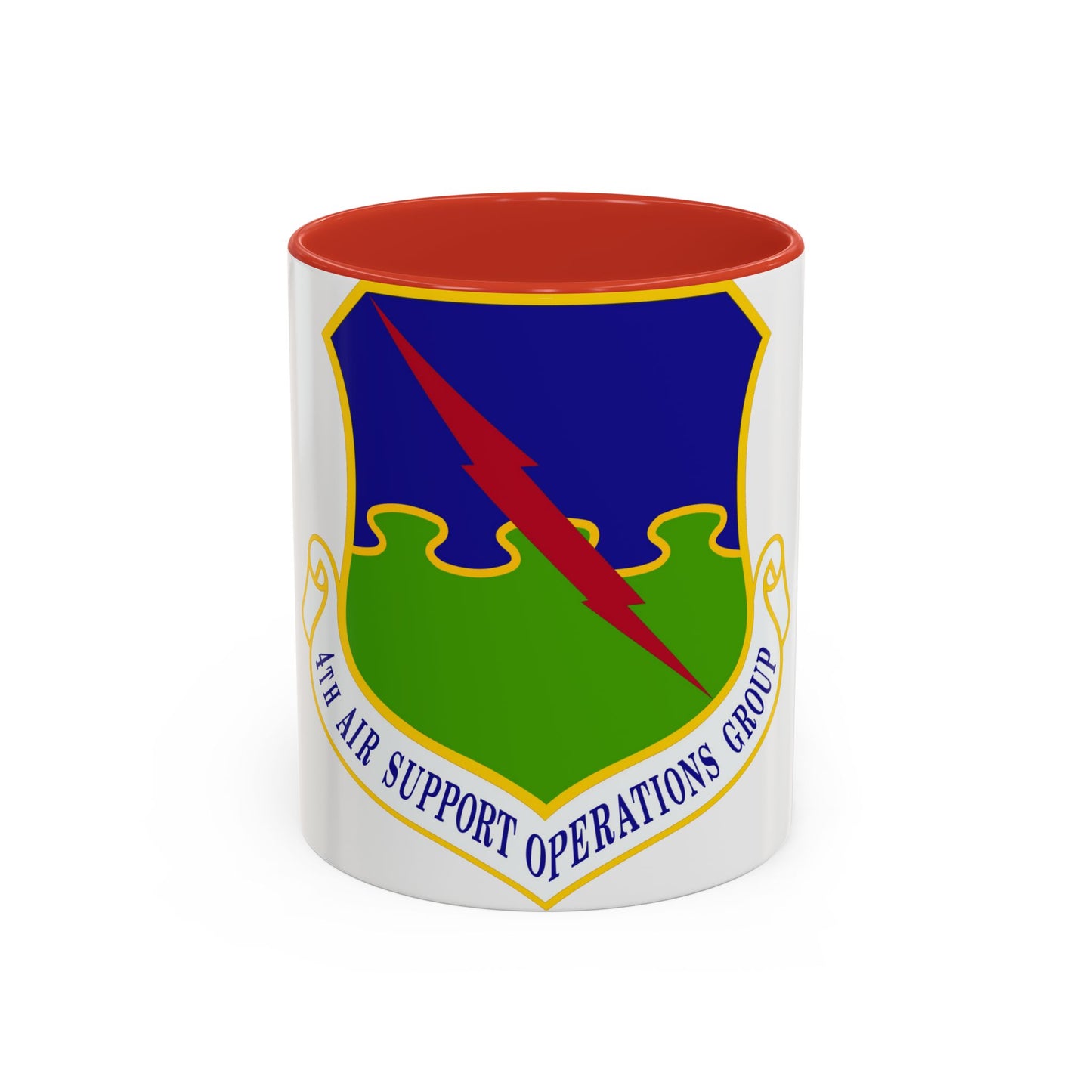 4 Air Support Operations Group USAFE (U.S. Air Force) Accent Coffee Mug
