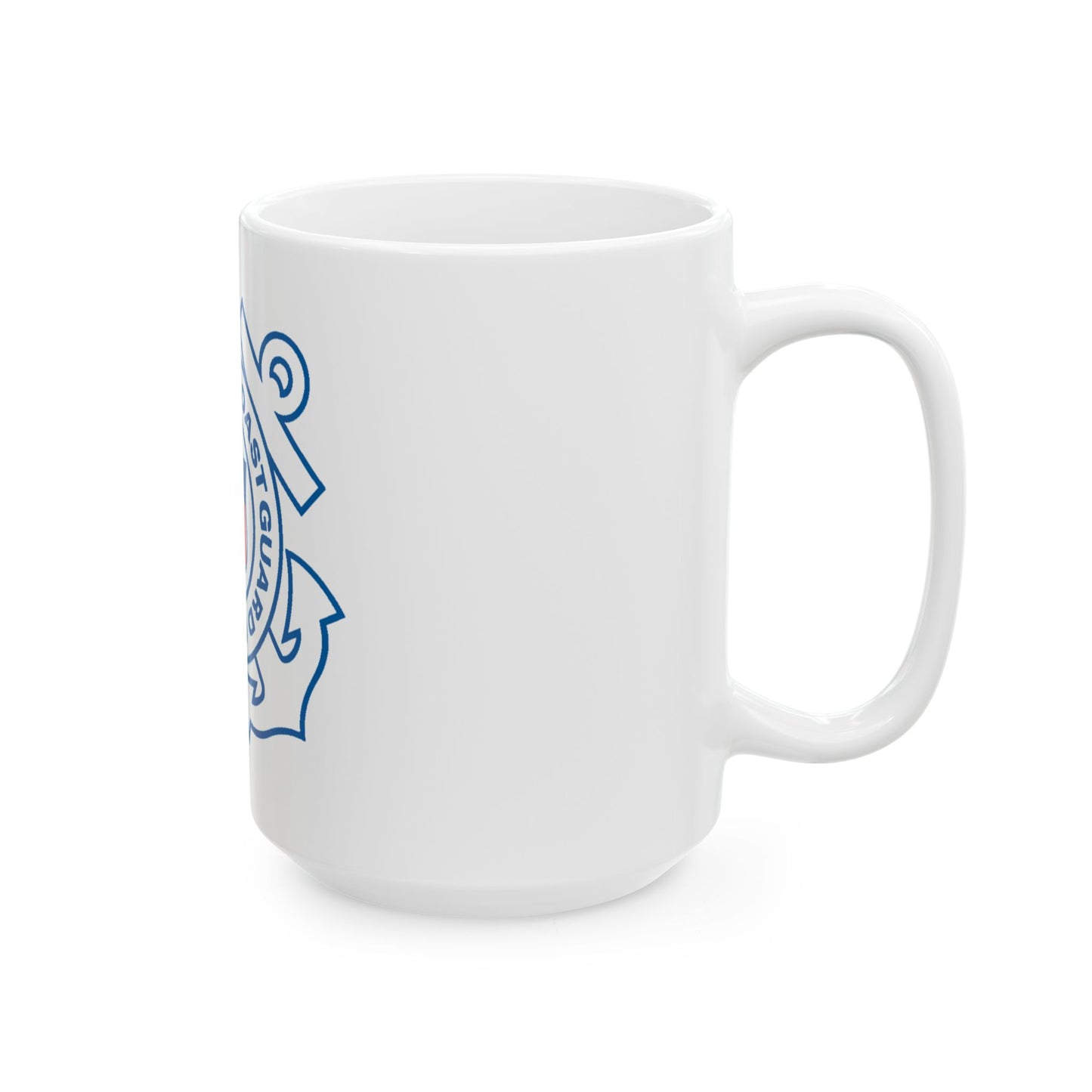 USCG Official Emblem (U.S. Coast Guard) White Coffee Mug