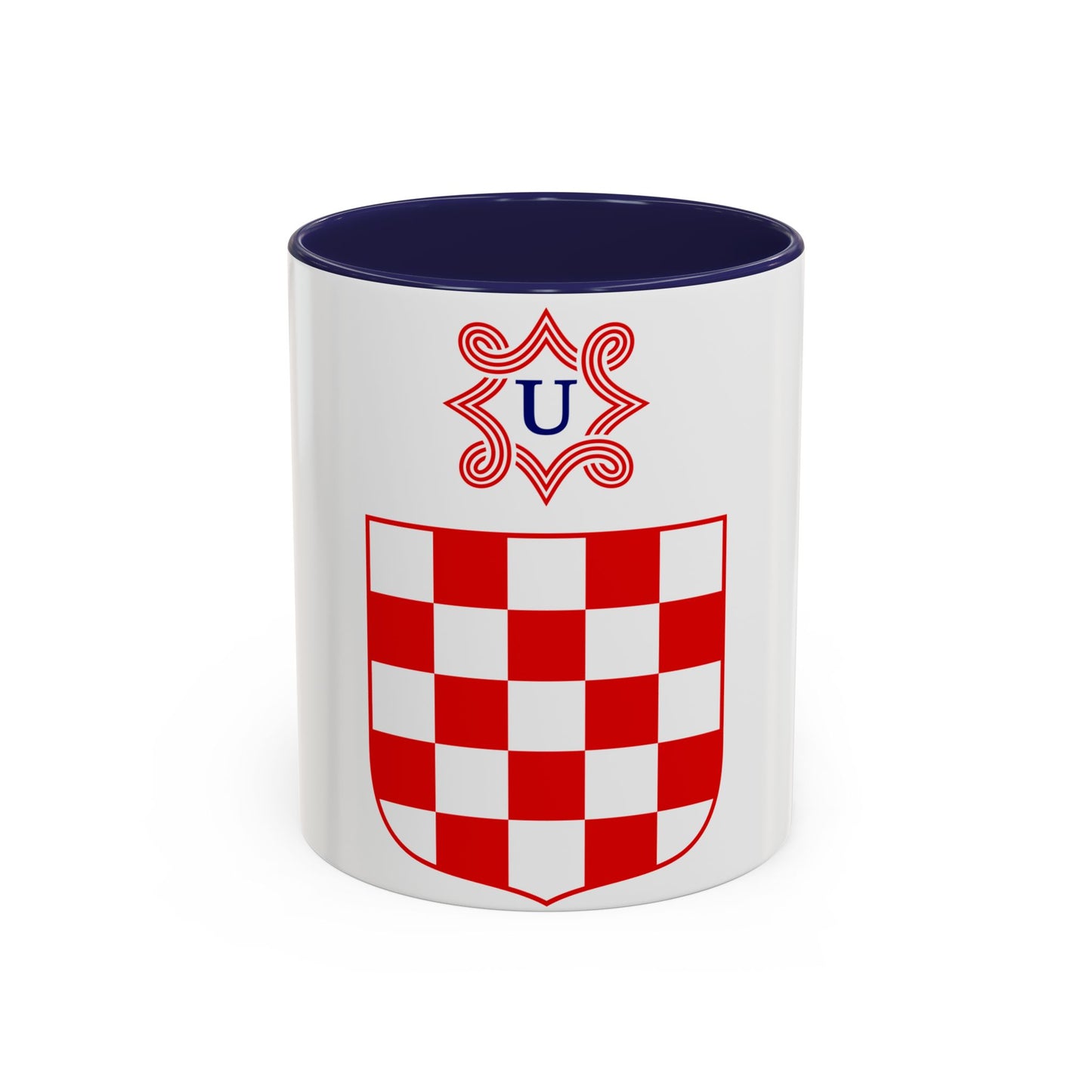 Coat of arms of the Independent State of Croatia - Accent Coffee Mug