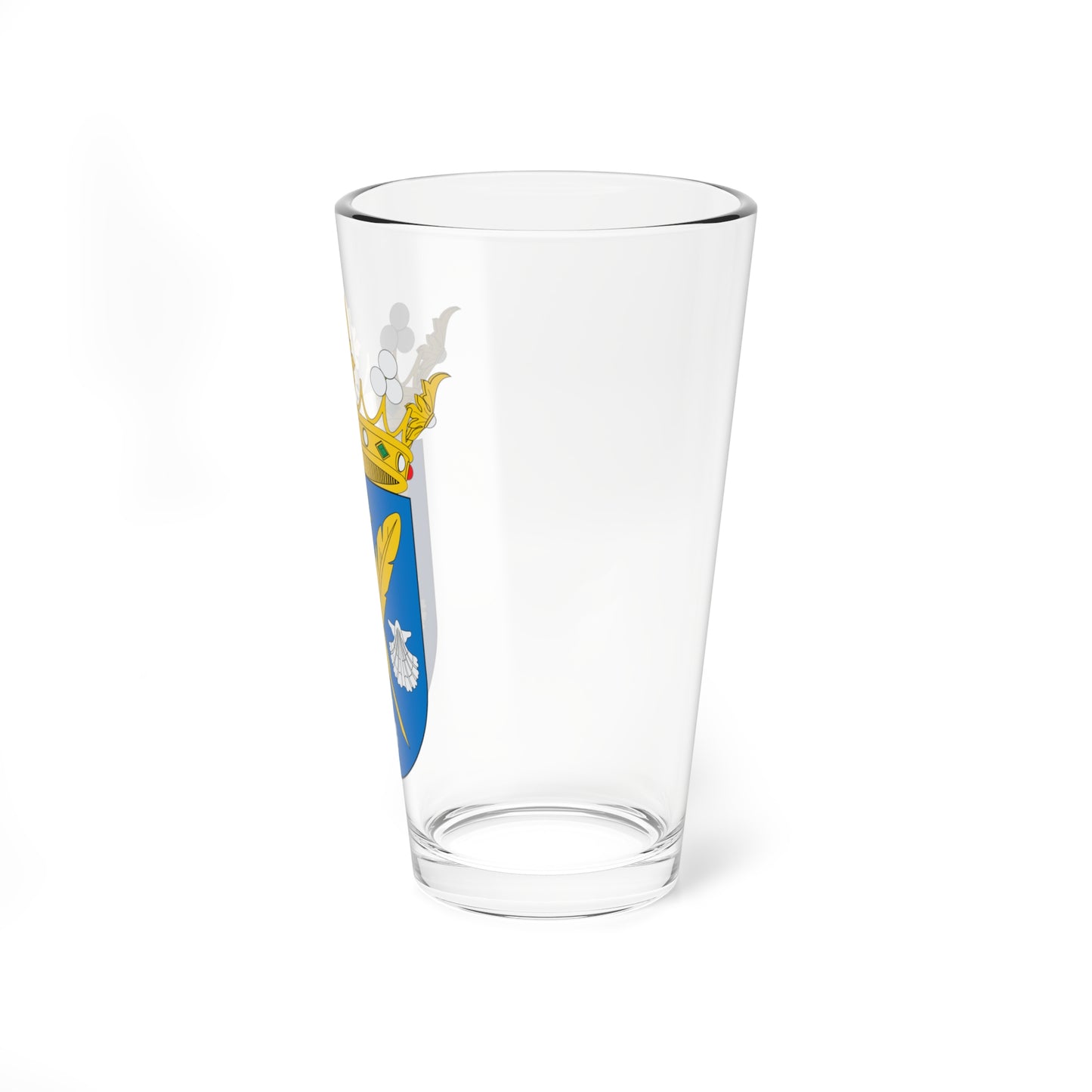 Escudo del marquesado de Iria Flavia (Spain) (Coat of Arms) Pint Glass 16oz