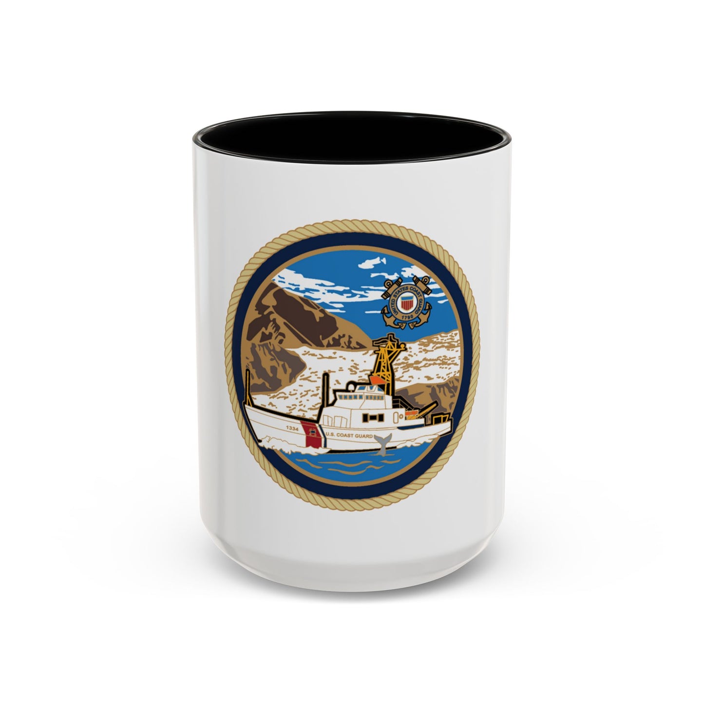 USCGC Liberty Boat (U.S. Coast Guard) Accent Coffee Mug
