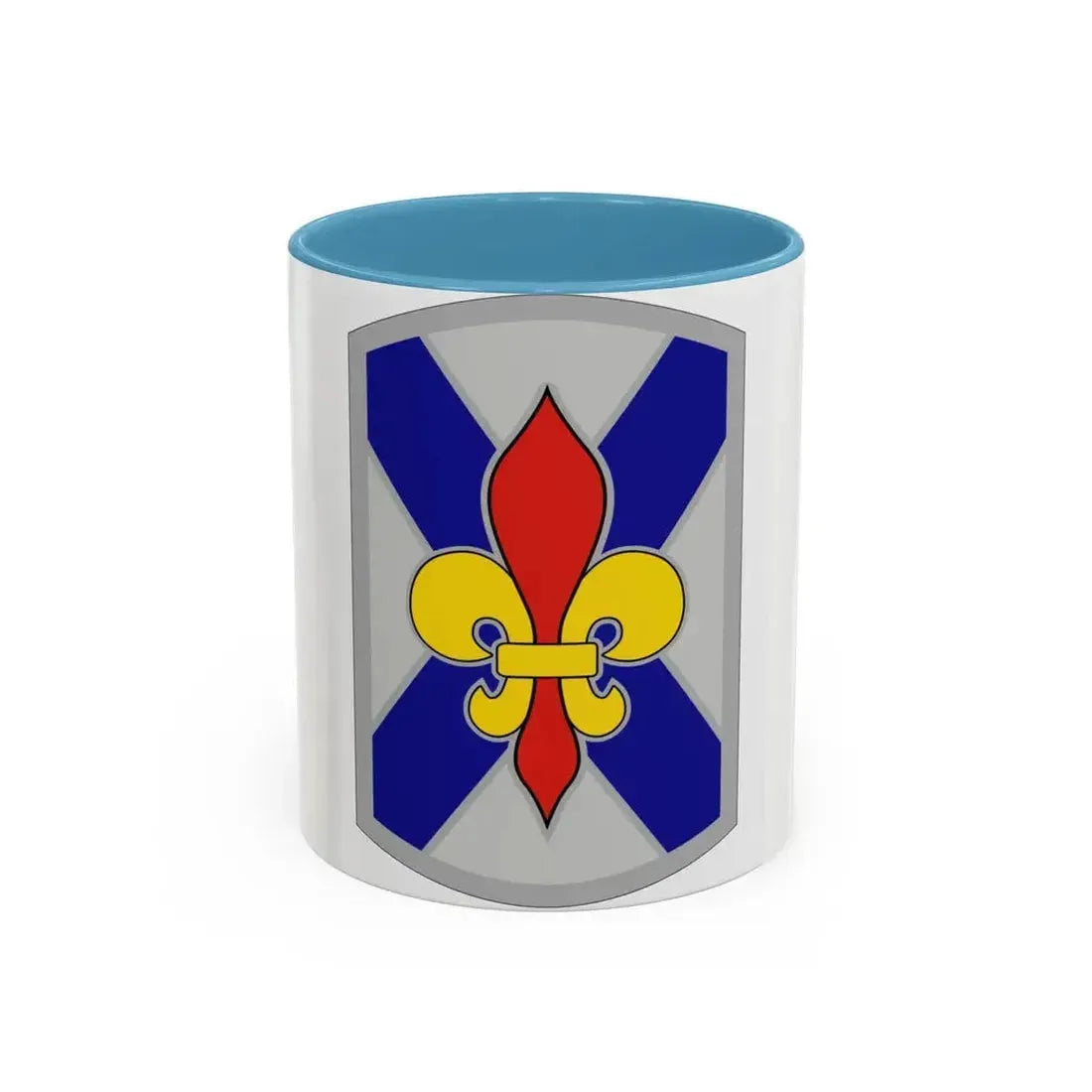 256th Infantry Brigade Combat Team (U.S. Army) Accent Coffee Mug 11oz Light Blue - Go Mug Yourself