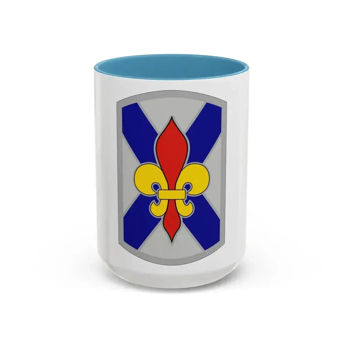 256th Infantry Brigade Combat Team (U.S. Army) Accent Coffee Mug 15oz Light Blue - Go Mug Yourself