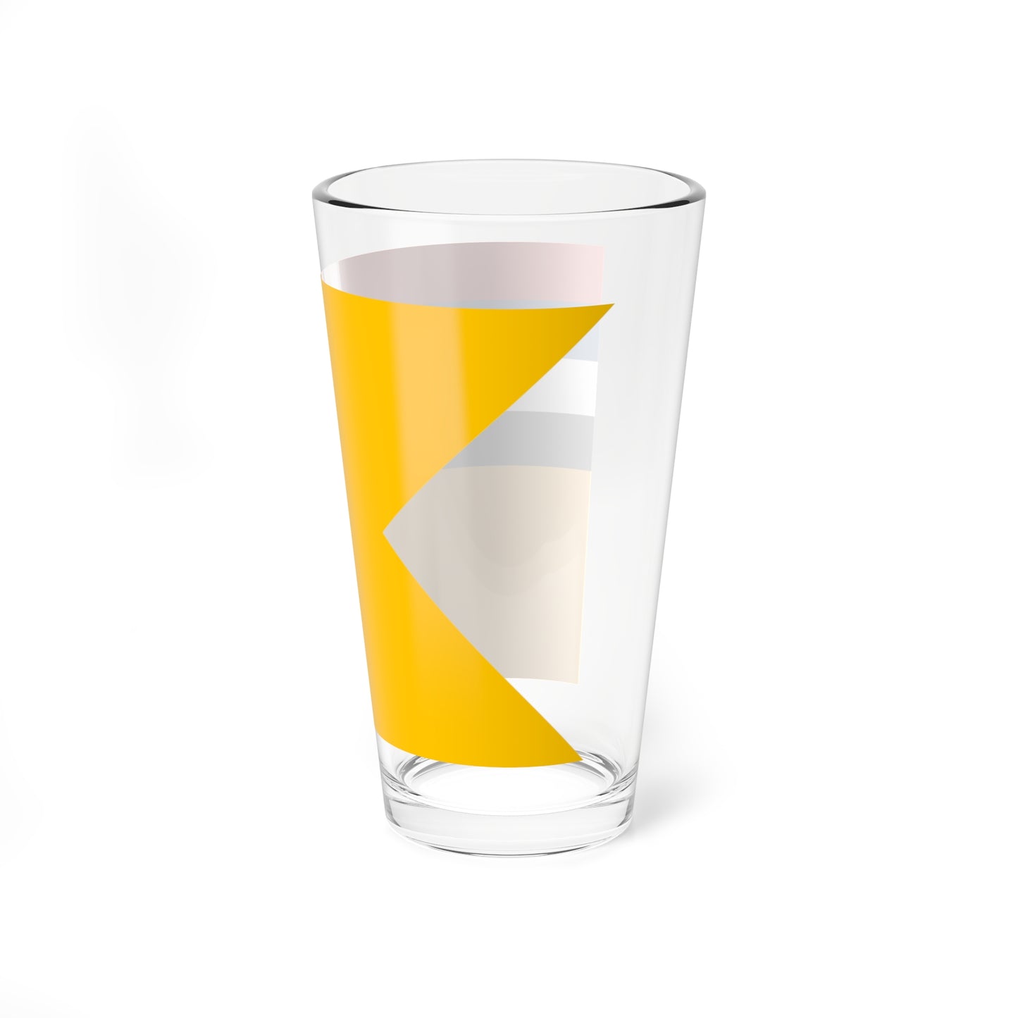 Flag of commander of the Navy of Manchukuo (China) Pint Glass 16oz