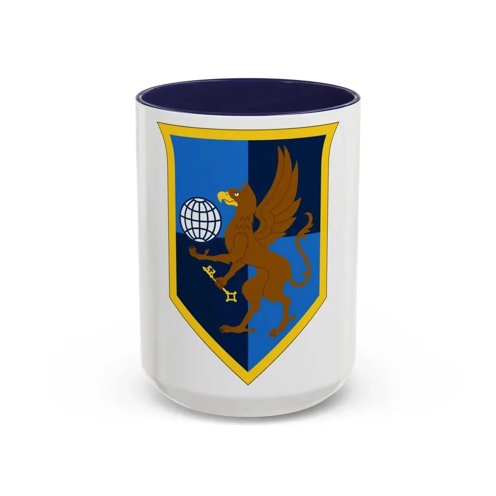 259th Military Intelligence Brigade (U.S. Army) Accent Coffee Mug 15oz Navy - Go Mug Yourself