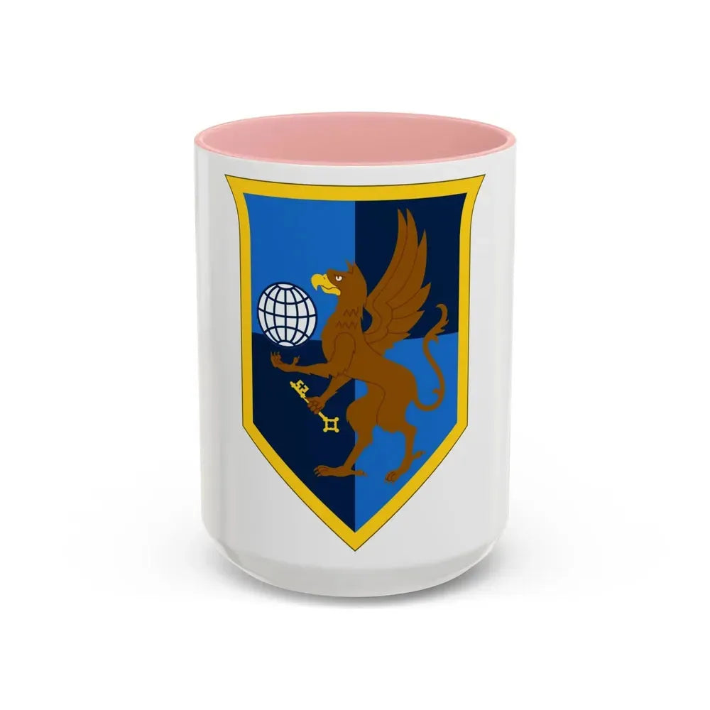 259th Military Intelligence Brigade (U.S. Army) Accent Coffee Mug 15oz Pink - Go Mug Yourself