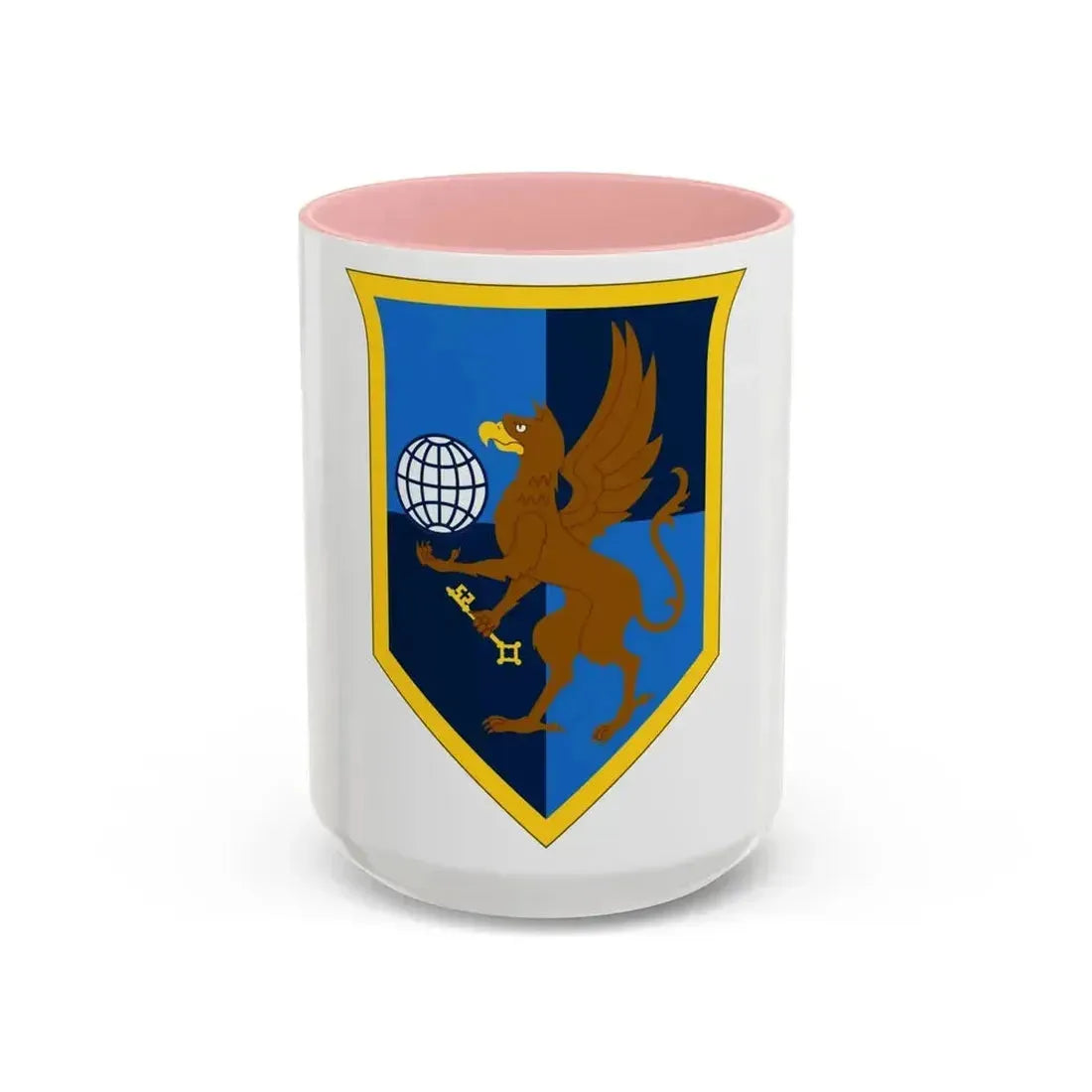 259th Military Intelligence Brigade (U.S. Army) Accent Coffee Mug 15oz Pink - Go Mug Yourself