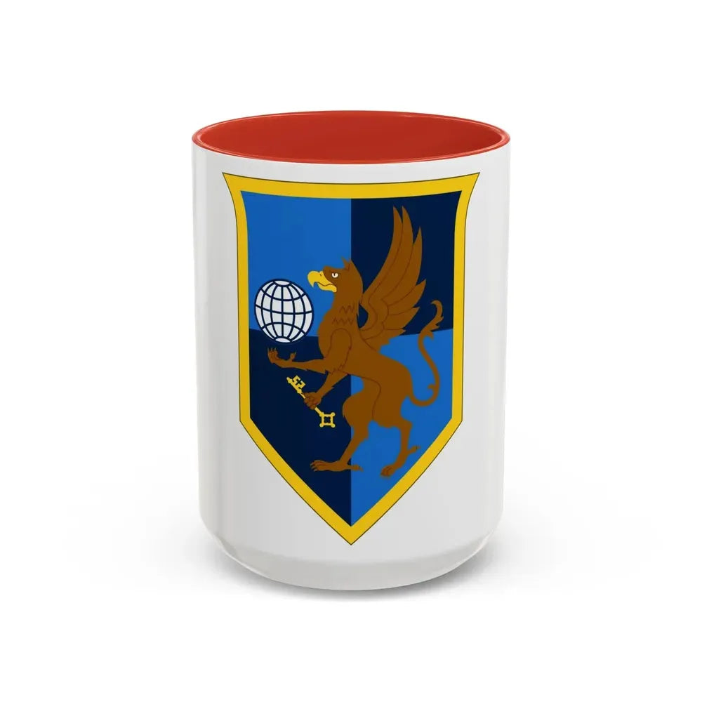 259th Military Intelligence Brigade (U.S. Army) Accent Coffee Mug 15oz Red - Go Mug Yourself