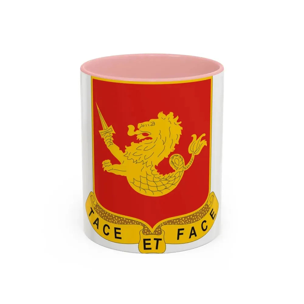 25th Field Artillery Regiment (U.S. Army) Accent Coffee Mug 11oz Pink - Go Mug Yourself
