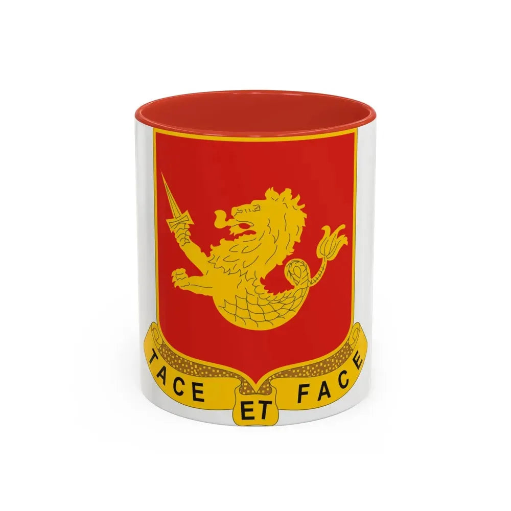 25th Field Artillery Regiment (U.S. Army) Accent Coffee Mug 11oz Red - Go Mug Yourself