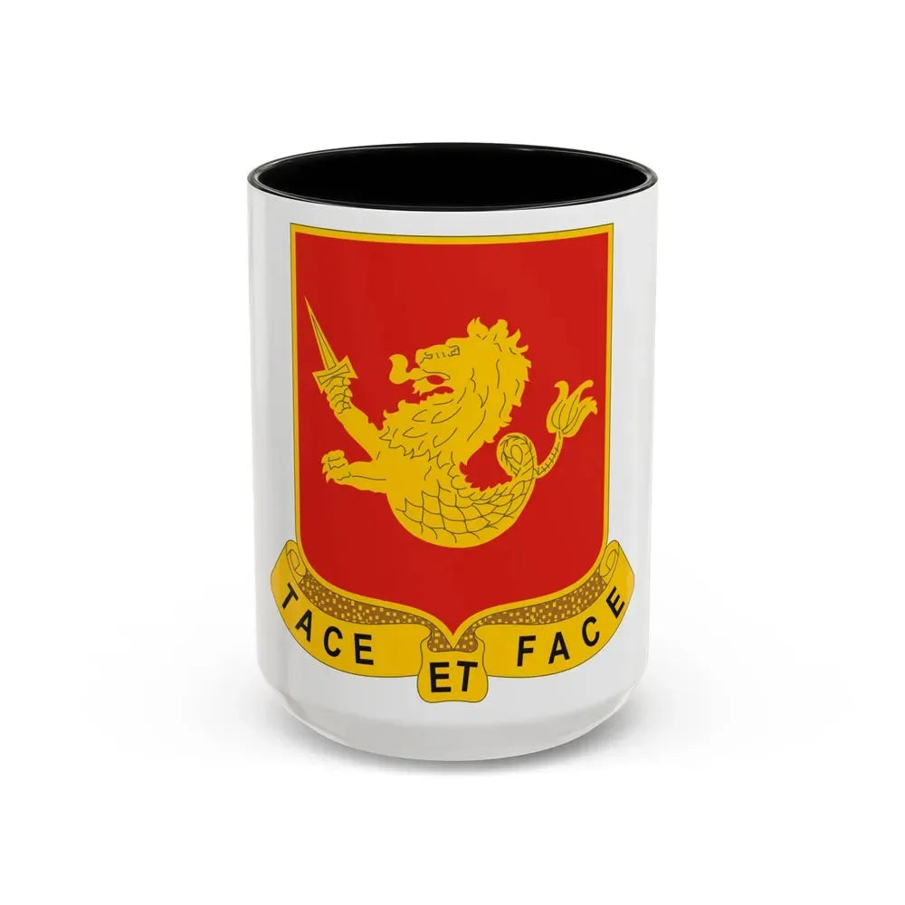 25th Field Artillery Regiment (U.S. Army) Accent Coffee Mug 15oz Black - Go Mug Yourself