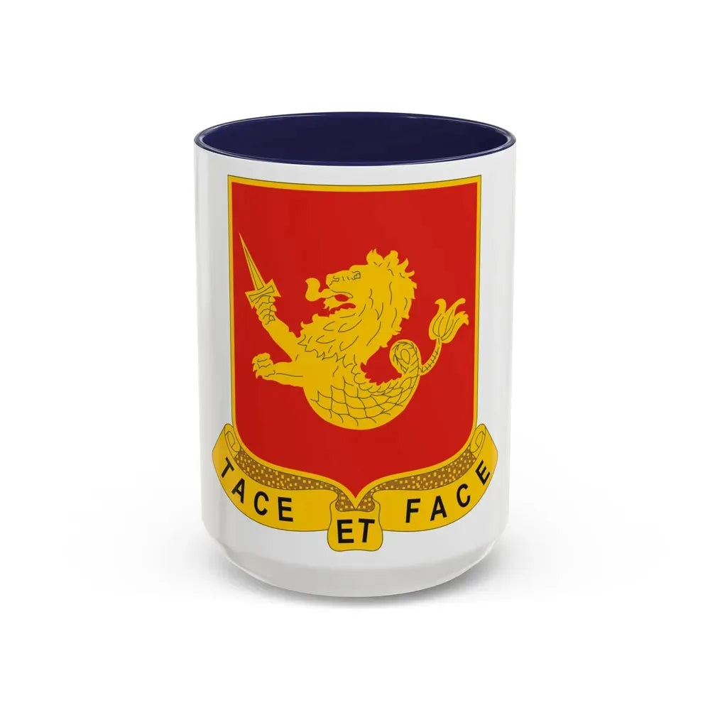 25th Field Artillery Regiment (U.S. Army) Accent Coffee Mug 15oz Navy - Go Mug Yourself