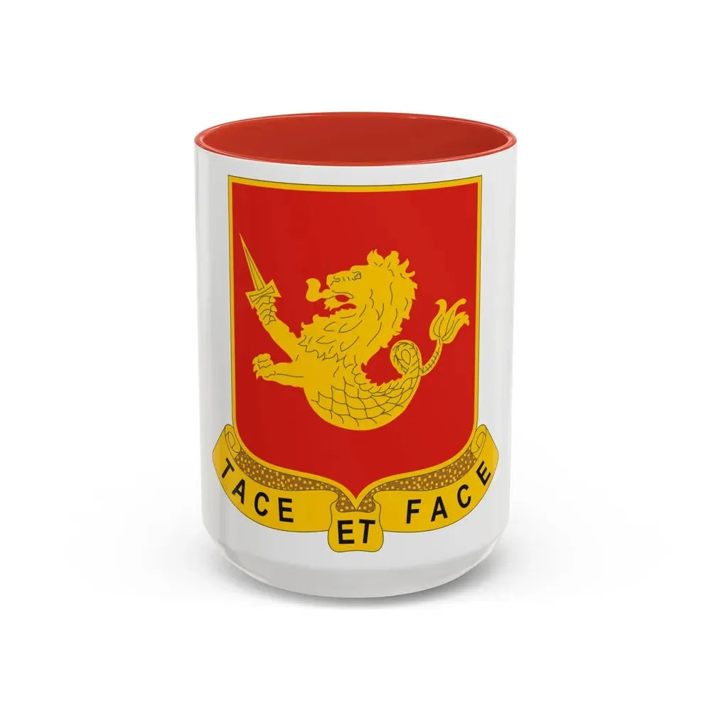 25th Field Artillery Regiment (U.S. Army) Accent Coffee Mug 15oz Red - Go Mug Yourself