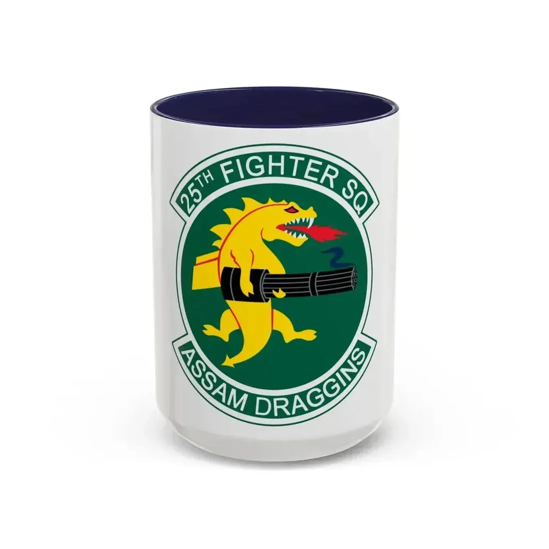 25th Fighters Sq (U.S. Air Force) Accent Coffee Mug - Go Mug Yourself