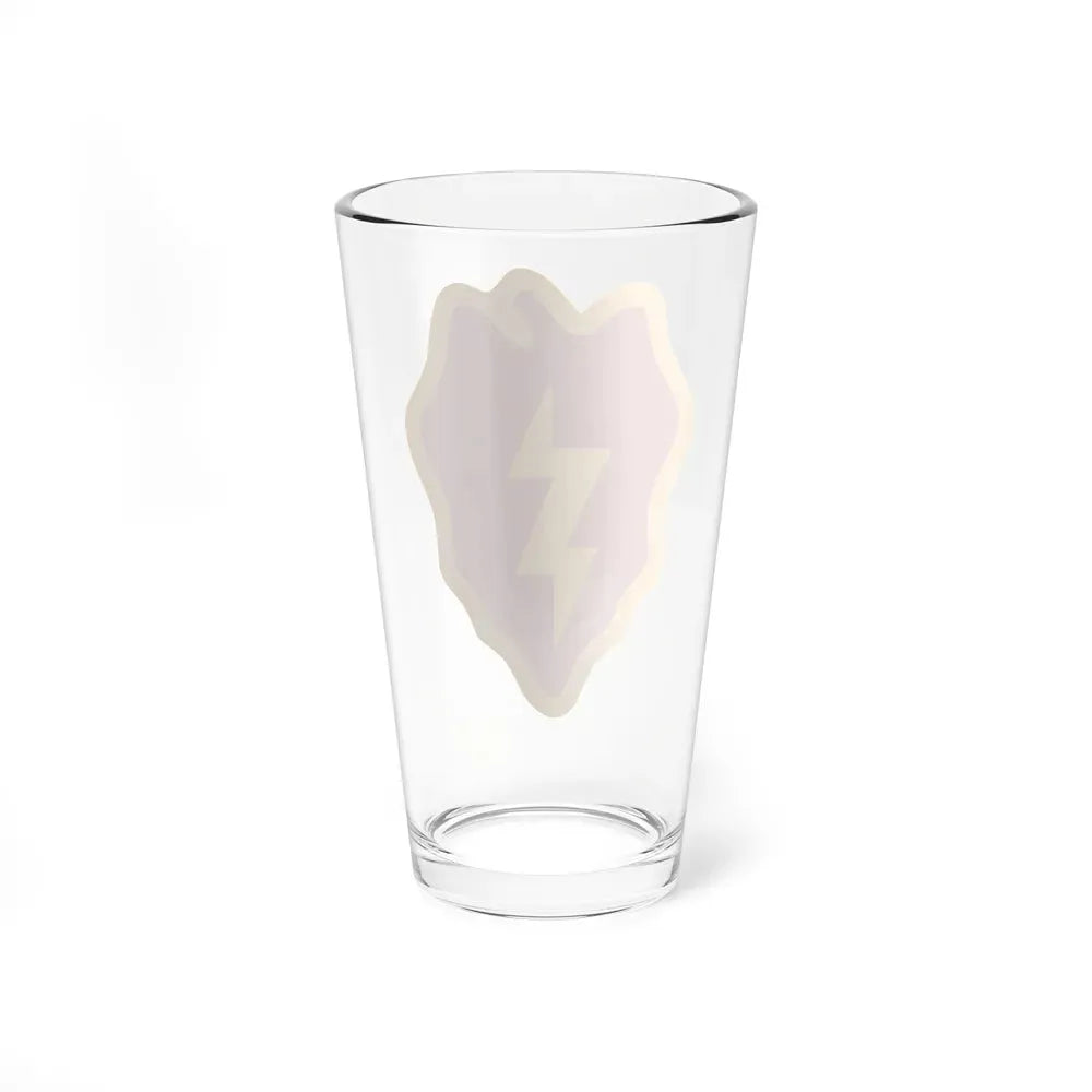 25th Infantry Division shoulder sleeve insignia (U.S. Army) Pint Glass 16oz - Go Mug Yourself