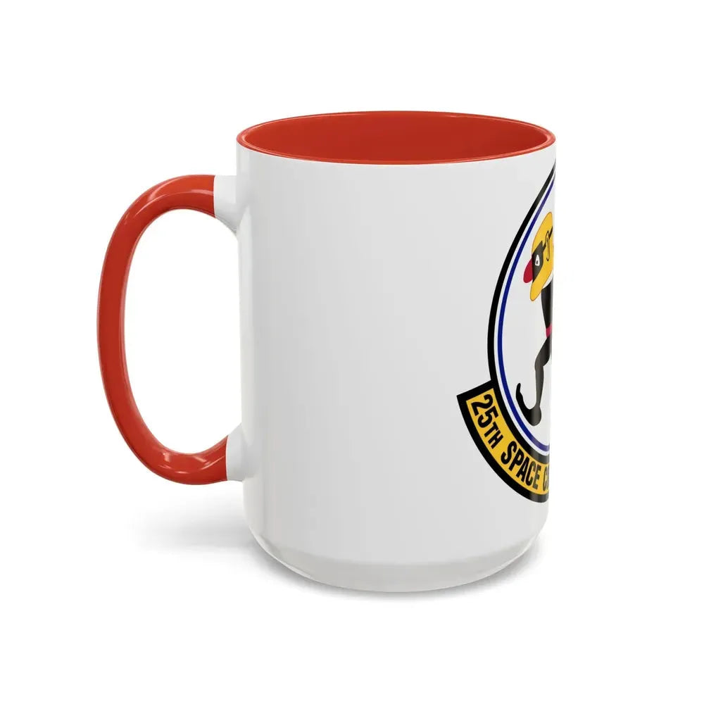 25th Space Control Tactics Squadron (U.S. Air Force) Accent Coffee Mug - Go Mug Yourself