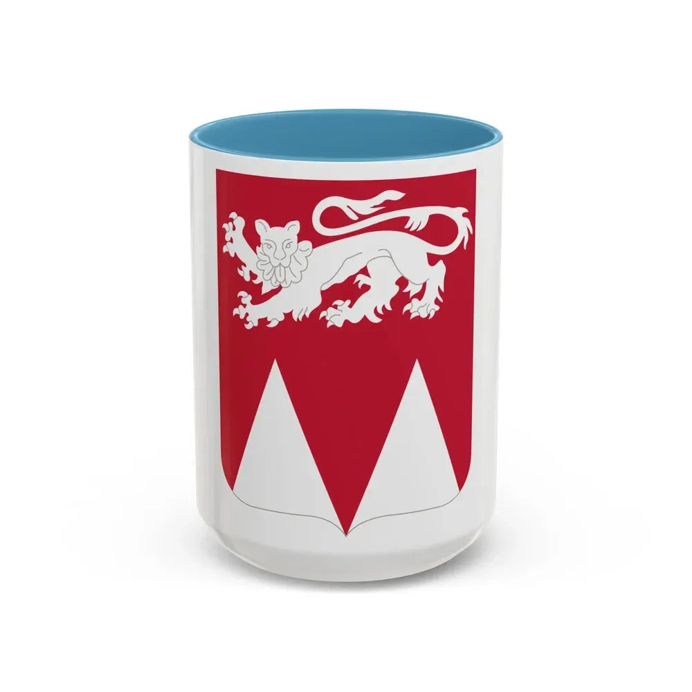 26 Engineer Battalion 2 (U.S. Army) Accent Coffee Mug 15oz Light Blue - Go Mug Yourself