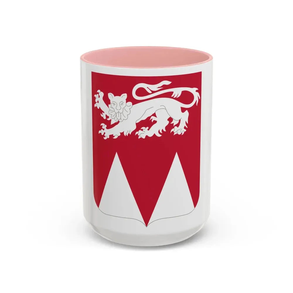 26 Engineer Battalion 2 (U.S. Army) Accent Coffee Mug 15oz Pink - Go Mug Yourself