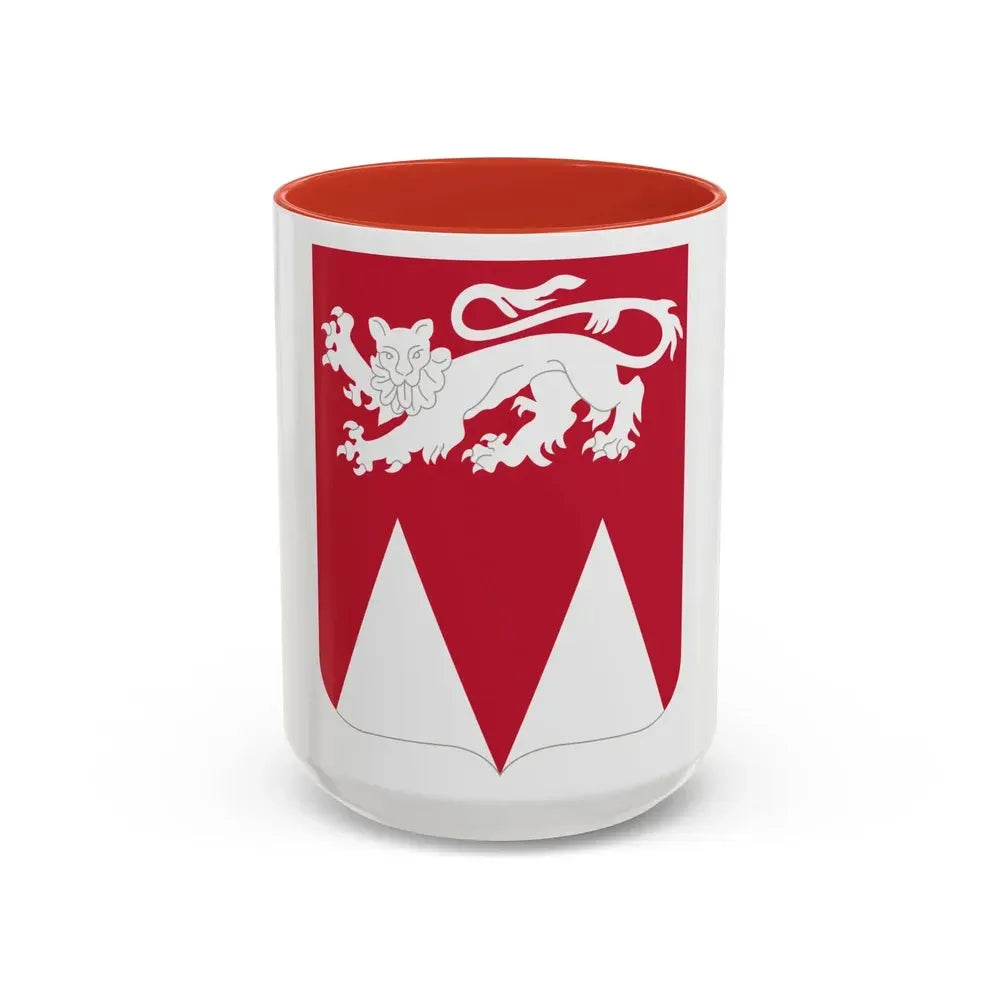 26 Engineer Battalion 2 (U.S. Army) Accent Coffee Mug 15oz Red - Go Mug Yourself