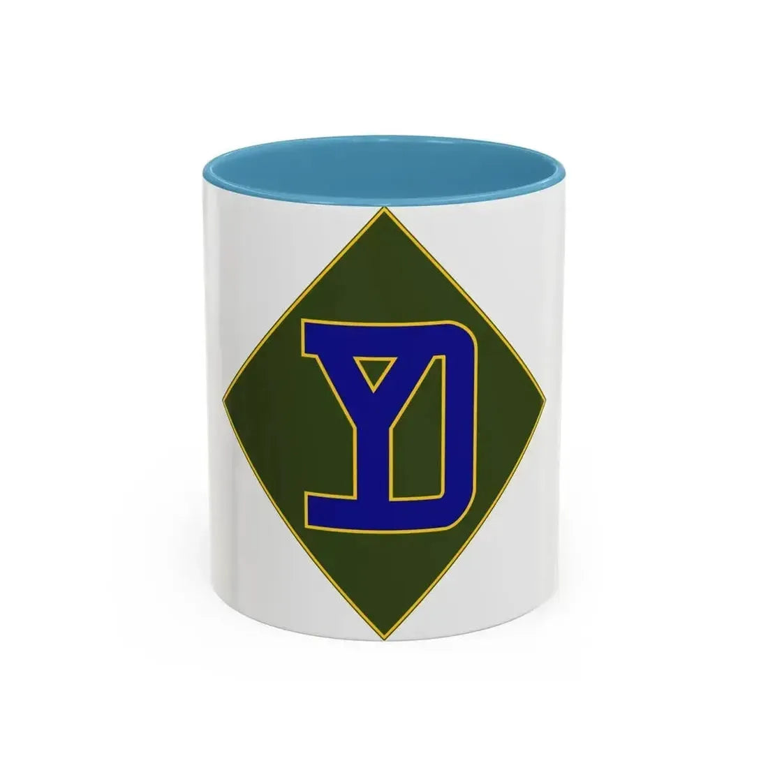 26 Maneuver Enhancement Brigade (U.S. Army) Accent Coffee Mug 11oz Light Blue - Go Mug Yourself