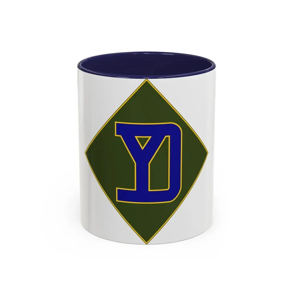 26 Maneuver Enhancement Brigade (U.S. Army) Accent Coffee Mug 11oz Navy - Go Mug Yourself